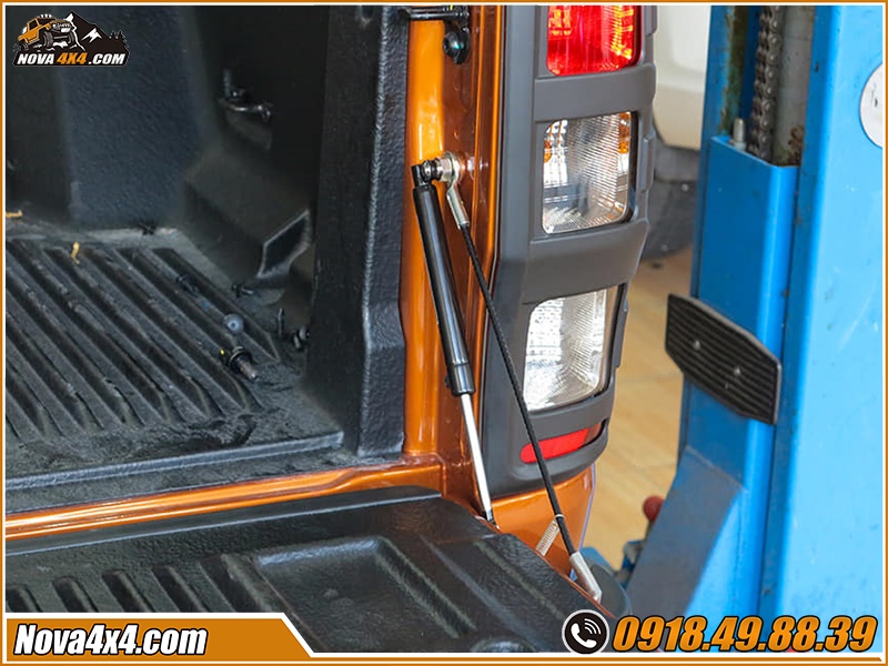 Cách lắp đặt ty hãm cốp Xe bán tải đúng chuẩn 2021 tại TP.HCM